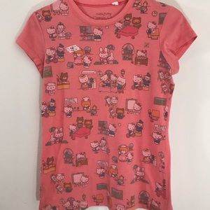 Mighty Fine Tops - Pink Hello Kitty graphic tee Mighty Fine Tops - Pink Hello Kitty graphic tee